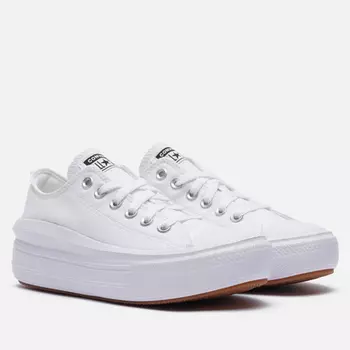 Женские кеды Converse Chuck Taylor All Star Move Canvas Platform, цвет белый, размер 39 EU
