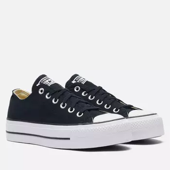 Женские кеды Converse Chuck Taylor All Star Canvas Platform, цвет чёрный, размер 39.5 EU