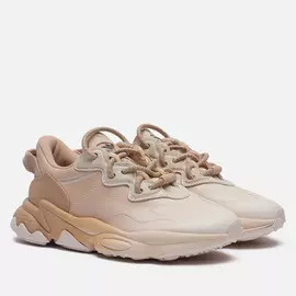 Женские кроссовки adidas Originals Ozweego, цвет бежевый, размер 39.5 EU