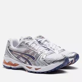 Женские кроссовки ASICS Gel-Kayano 14, цвет серебряный, размер 37.5 EU