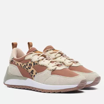 Женские кроссовки Diadora Jolly Animalier, цвет бежевый, размер 39 EU
