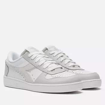 Женские кроссовки Diadora Magic Basket Low Leather, цвет белый, размер 40.5 EU