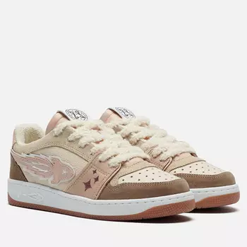 Женские кроссовки Enterprise Japan EJ Egg Rocket Low Tumbled Leather/Leather, цвет бежевый, размер 38 EU