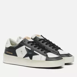 Женские кроссовки Golden Goose Stardan Leather/Leather Star, цвет чёрный, размер 39 EU