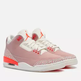 Женские кроссовки Jordan Wmns Air Jordan 3 Retro Rust Pink, цвет розовый, размер 42 EU