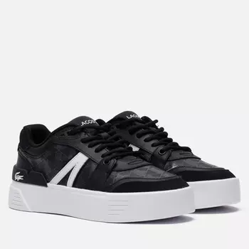 Женские кроссовки Lacoste L002 Evo Leather, цвет чёрный, размер 40 EU
