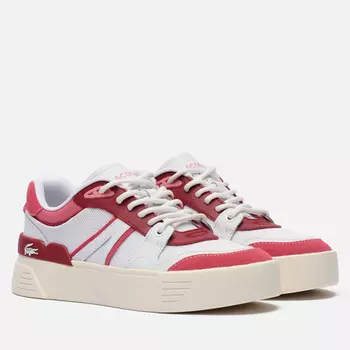 Женские кроссовки Lacoste L002 Evo Logo Tongue Leather, цвет красный, размер 40 EU