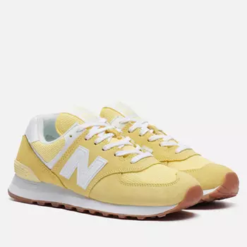 Женские кроссовки New Balance WL574PK2, цвет жёлтый, размер 37.5 EU