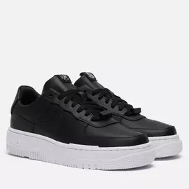 Женские кроссовки Nike Air Force 1 Low Pixel, цвет чёрный, размер 40.5 EU