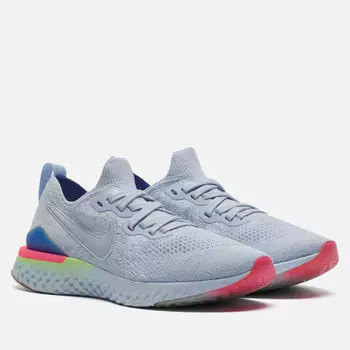 Женские кроссовки Nike Epic React Flyknit 2, цвет голубой, размер 38.5 EU