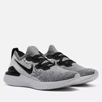 Женские кроссовки Nike Epic React Flyknit 2, цвет серый, размер 36 EU