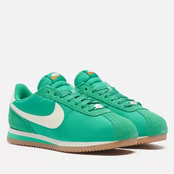 Женские кроссовки Nike Wmns Cortez Textile, цвет зелёный, размер 38.5 EU