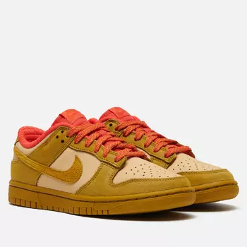 Женские кроссовки Nike Wmns Dunk Low, цвет коричневый, размер 38.5 EU