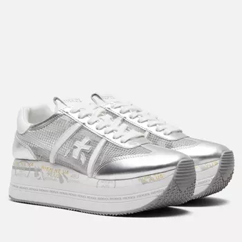 Женские кроссовки Premiata Beth 7373, цвет серебряный, размер 36 EU