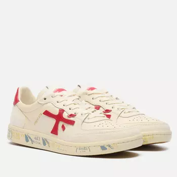 Женские кроссовки Premiata BSKT Clay-d 6812, цвет бежевый, размер 41 EU