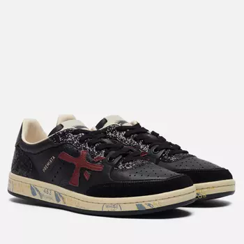 Женские кроссовки Premiata BSKT Clay-d 6929, цвет чёрный, размер 38 EU