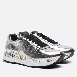 Женские кроссовки Premiata Conny 4818, цвет серебряный, размер 36 EU