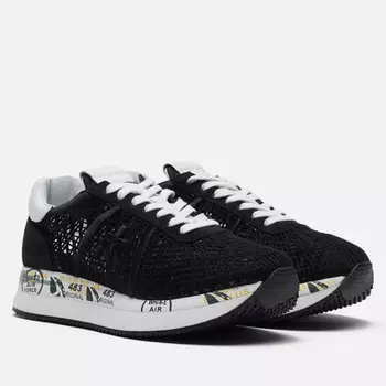 Женские кроссовки Premiata Conny 6347, цвет чёрный, размер 41 EU