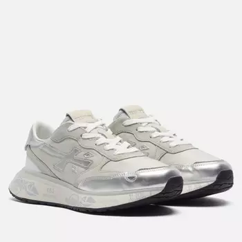 Женские кроссовки Premiata Lauryn 7482, цвет серебряный, размер 40 EU