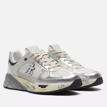 Женские кроссовки Premiata Mase-d 7402, цвет серебряный, размер 37 EU