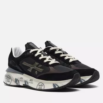 Женские кроссовки Premiata Moerun-d 6443, цвет чёрный, размер 38 EU