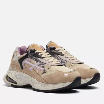 Женские кроссовки Premiata Sharky-d 363, цвет бежевый, размер 36 EU