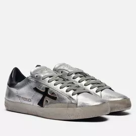 Женские кроссовки Premiata Steven-d 4713, цвет серебряный, размер 37 EU