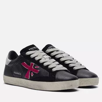 Женские кроссовки Premiata Steven-d 6940, цвет чёрный, размер 37 EU