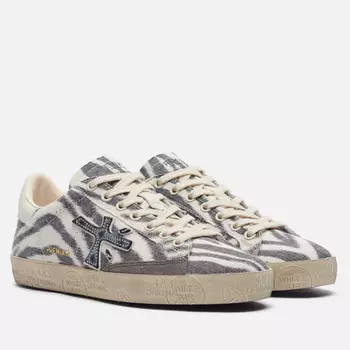 Женские кроссовки Premiata Steven-d 7280, цвет серый, размер 36 EU