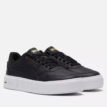 Женские кроссовки Puma Cali Court Leather, цвет чёрный, размер 37.5 EU