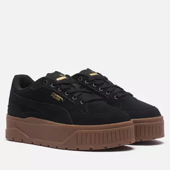 Женские кроссовки Puma Karmen II Idol Suede, цвет чёрный, размер 38 EU
