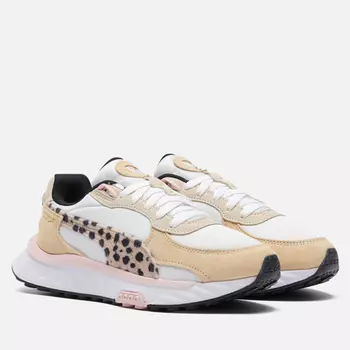 Женские кроссовки Puma Wild Rider Feline, цвет бежевый, размер 38.5 EU