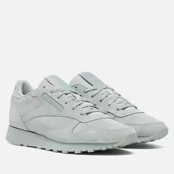 Женские кроссовки Reebok Classic Leather, цвет зелёный, размер 38.5 EU