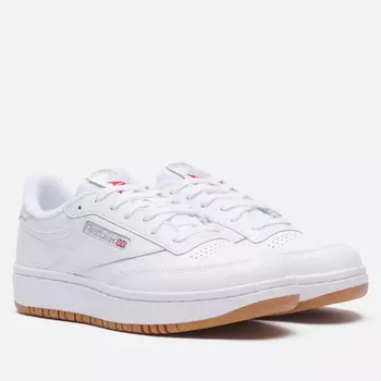 Женские кроссовки Reebok Club C Double, цвет белый, размер 38.5 EU
