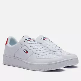 Женские кроссовки Tommy Jeans Suede Panel Trainers, цвет белый, размер 38 EU