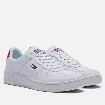 Женские кроссовки Tommy Jeans Suede Panel Trainers, цвет белый, размер 41 EU