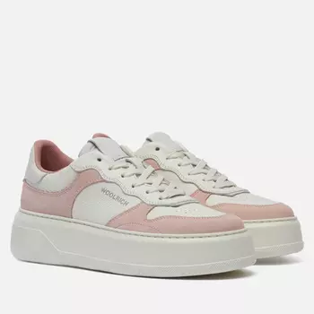 Женские кроссовки Woolrich Cupsole Chunky Suede, цвет розовый, размер 37.5 EU