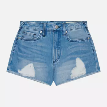 Женские шорты Evisu Kamon & Godhead All Over Printed Denim, цвет синий, размер 28