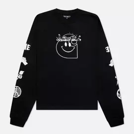 Женский лонгслив Carhartt WIP W L/S Tab, цвет чёрный, размер XS