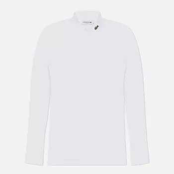 Женский лонгслив Lacoste Slim Fit Stretch Cotton, цвет белый, размер M