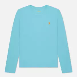 Женский лонгслив Polo Ralph Lauren Crew Neck 30/1 Cotton Jersey, цвет голубой, размер L