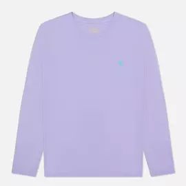 Женский лонгслив Polo Ralph Lauren Essential Crew Neck Embroidered Pony, цвет фиолетовый, размер XS