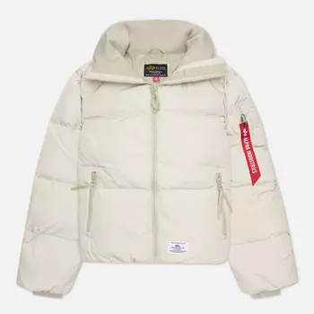 Женский пуховик Alpha Industries Sierra Short, цвет бежевый, размер XS