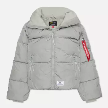Женский пуховик Alpha Industries Sierra Short, цвет серый, размер L