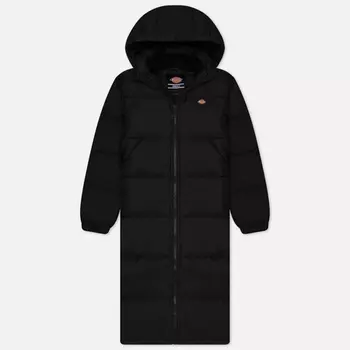 Женский пуховик Dickies Alatna Long, цвет чёрный, размер M