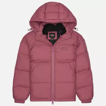 Женский пуховик Dickies Alatna Oversized Puffer, цвет розовый, размер S