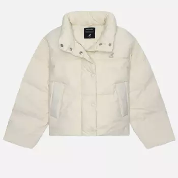 Женский пуховик Kangol Earth Down, цвет бежевый, размер S