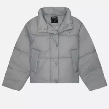 Женский пуховик Kangol Earth Down, цвет серый, размер S