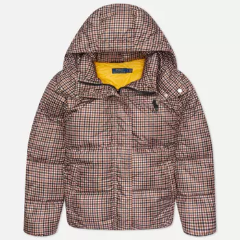 Женский пуховик Polo Ralph Lauren Carly Down Fill, цвет коричневый, размер M