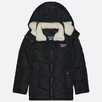 Женский пуховик Reebok Puffer, цвет чёрный, размер S